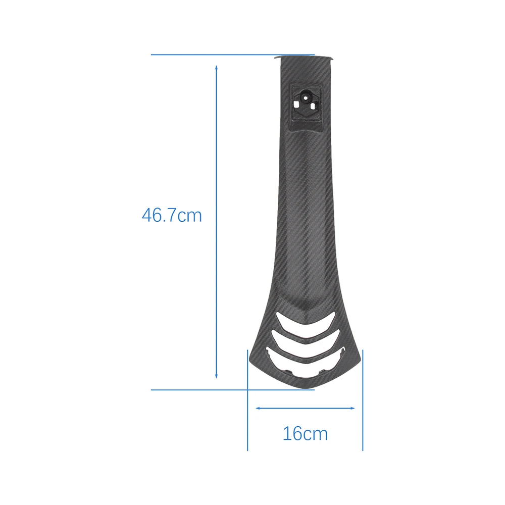 100% Carbon Fiber Motorcycle Front Belt Horn Cover Fairing Accessories For GTS300 2023 2024