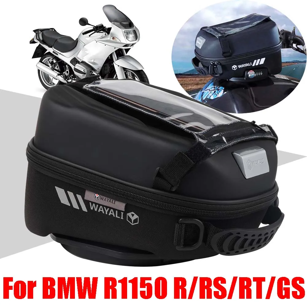 Para bmw r1150r r1150rs r1150rt r1150gs r 1150 r rt rs gs acessórios saco de tanque bagagem mochila tanklock gps sacos de armazenamento do telefone