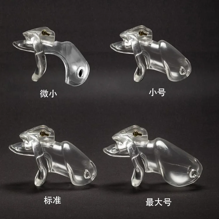 HT-V3 جهاز قفص العفة ذكر قفص القضيب 4 أحجام حلقة القضيب العفة القضيب قفل عبودية حزام الوثن الجنس لعب للرجل مثلي الجنس