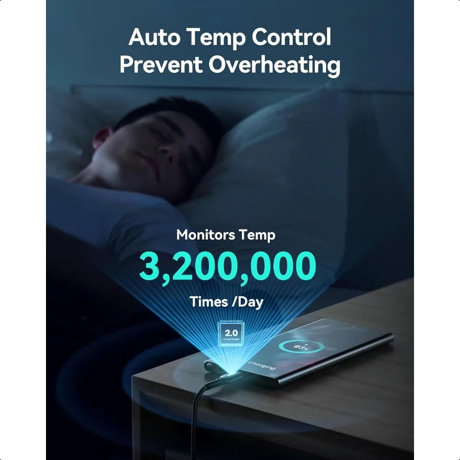 كابل USB C 5 عبوات [1.6 3.3 6.6 قدم] 3.1A شحن سريع من النوع C سلك نايلون مضفر USB A إلى كابل شاحن هاتف USBC لهاتف iPhone 16