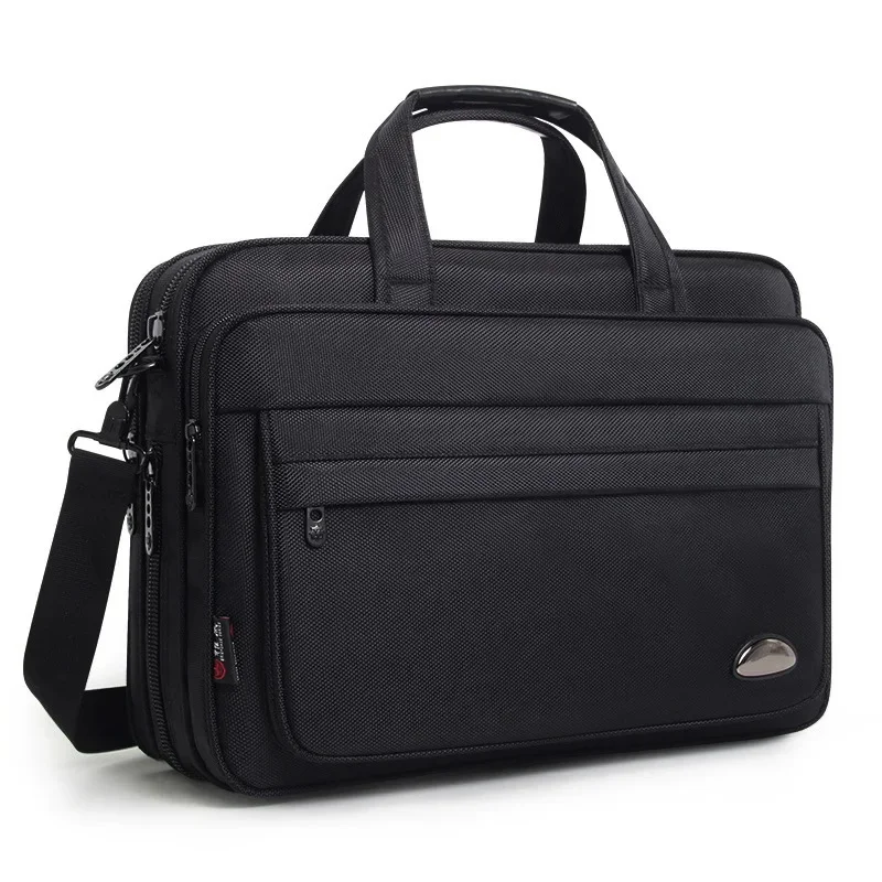 Fashion Business Men's briefcase high quality Oxford hand 15.6 "Laptop large capacity male shoulder messenger bag