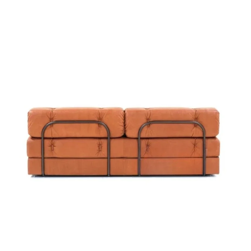 Niche design retro activity module folding lazy sofa bed