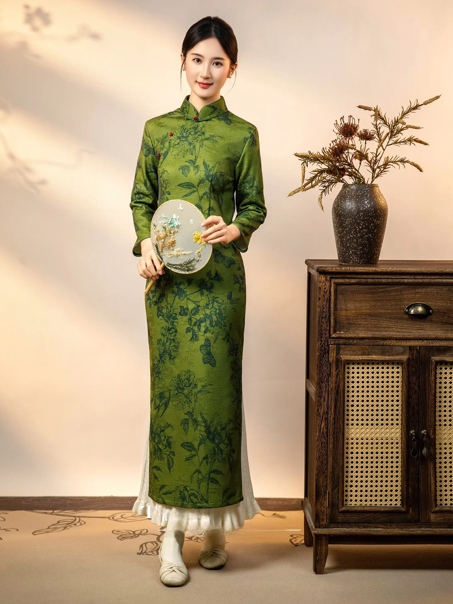 nouvelle-robe-qipao-chinoise-mi-longue-pour-femme-style-retro-tendance-quotidienne-en-fibre-de-polyester-chaude-a-manches-longues