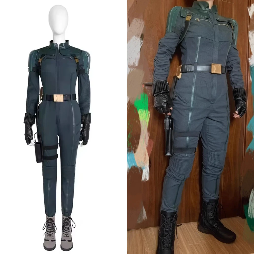 

Movie Widow Yelena Belova Cosplay Costume Women Jumpsuit Battle Suit Halloween Carnival Party Uniform
