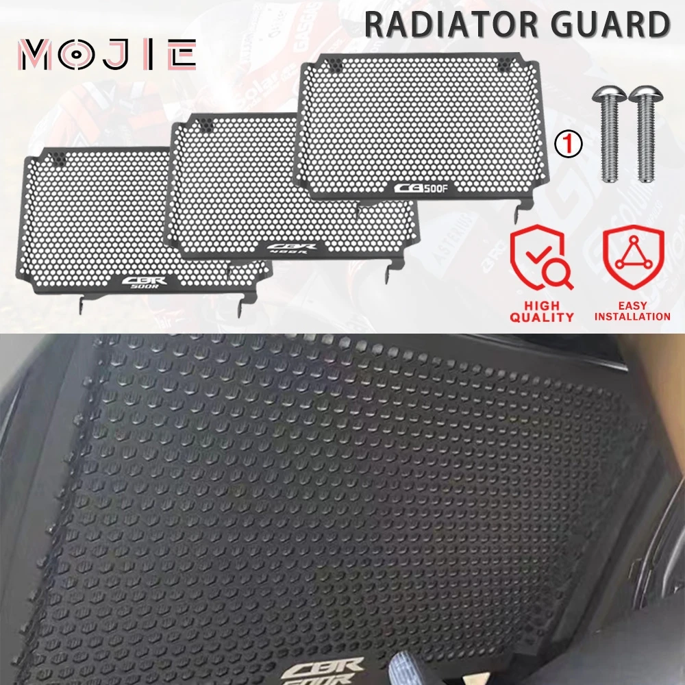 

2026 2025 2024 For Honda CBR500R CBR400R CB500F CB CBR 500R 500F 400R Motorcycle Radiator Guard Protection Grille Grill Cover