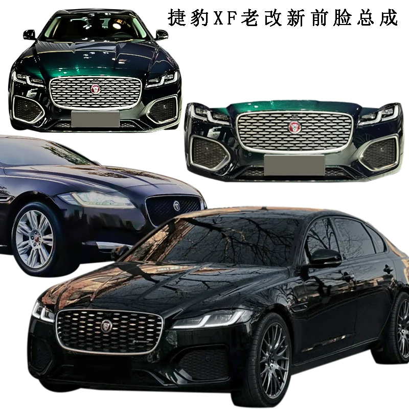 

2009-2022 for Jaguar XF Upgrade Replacement Front Bumper Assembly with Grille and Logo Performance Parts New2025
