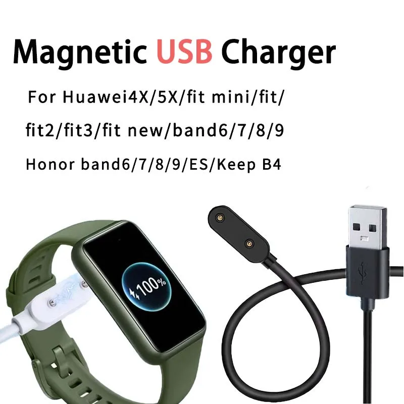 Magnetic USB Charger for Huawei Band 10/9/8/7/6,Watch Fit Mini/2/3/4X/4Pro, Honor Band 7/6, Watch ES, Replacement Charging Cable