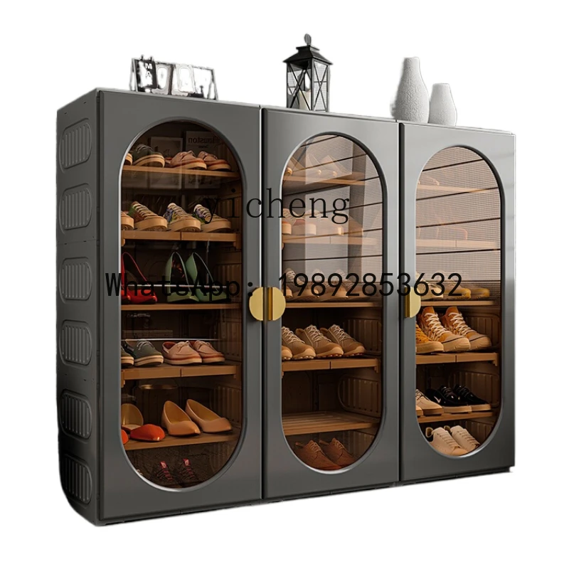 X1 Household Installation-Free Shoe Cabinet Integrated Living Room Door Transparent Shoes Storage