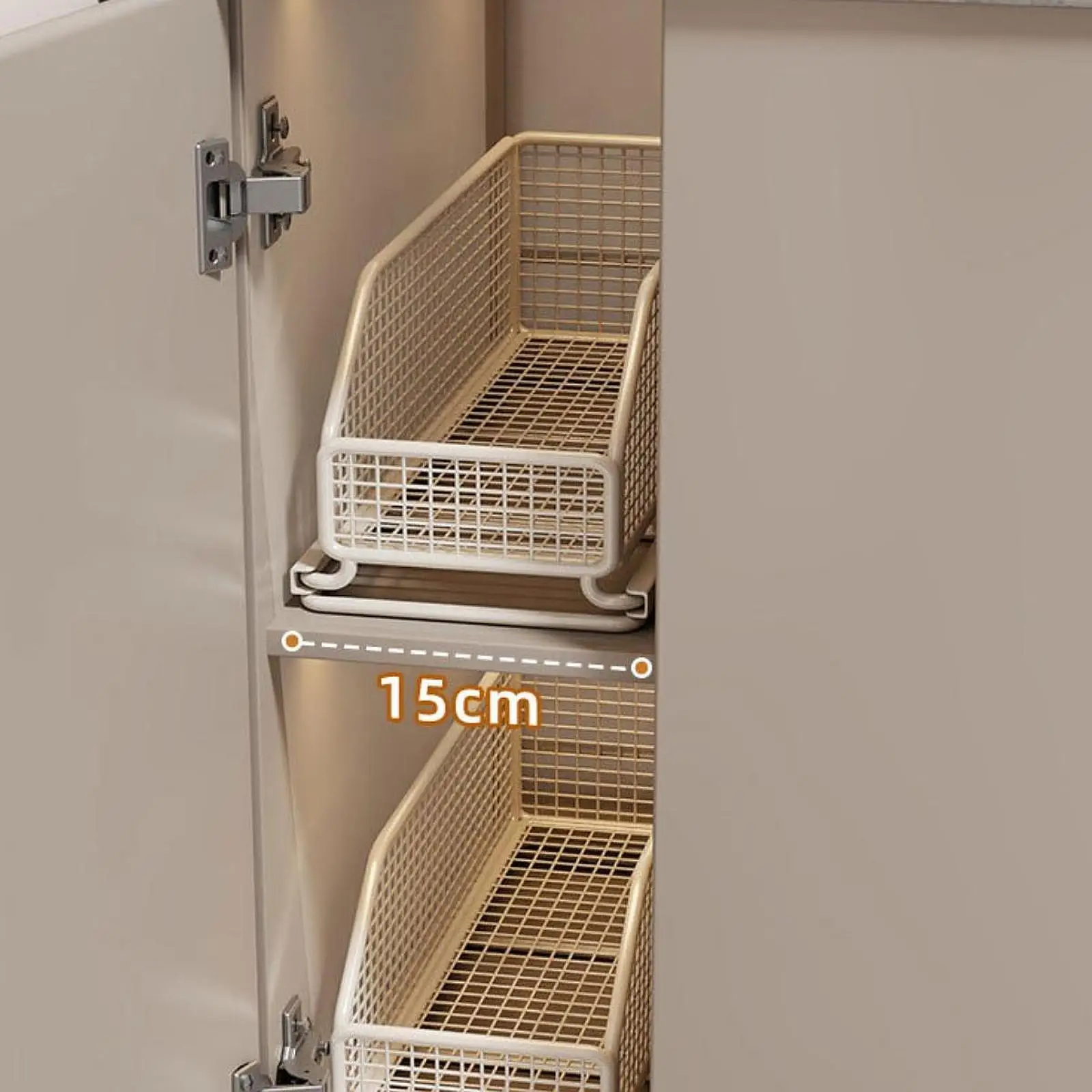 

Sliding Cabinet Storage Box Removable Drawer Under Sink Organizer Kitchen Shelf for Pantry Spice Rack