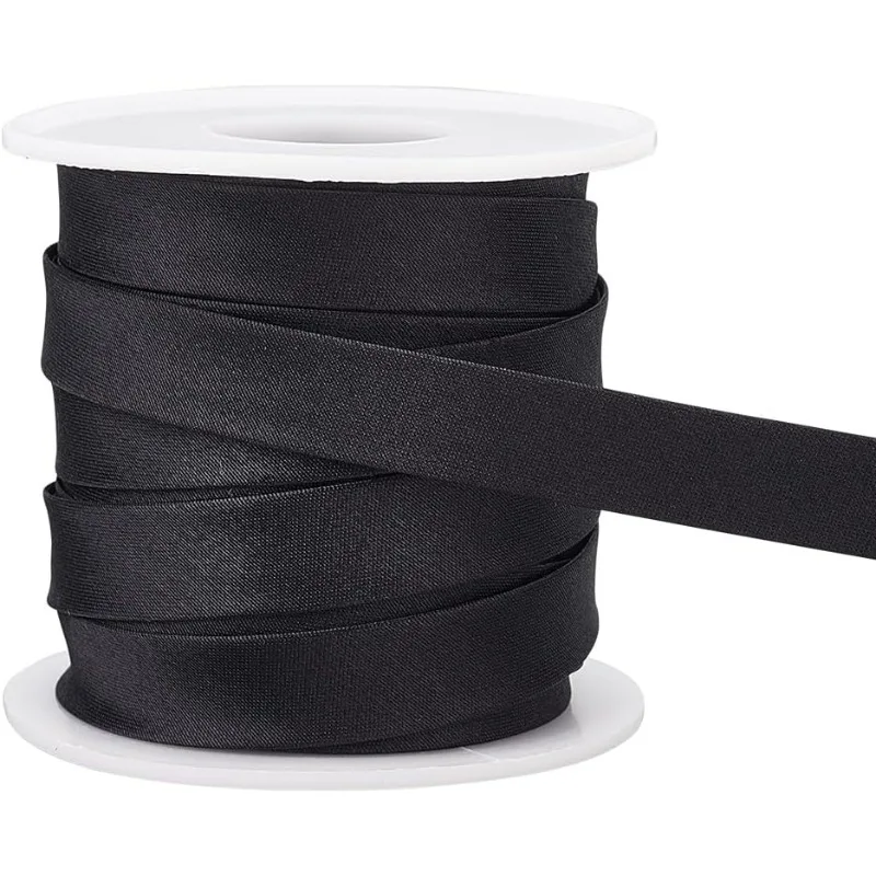 13.5 Yard Satin Bias Tape 0.47inch Wide Double Fold Satin Binding Bias Ribbon for Cheongsam Decoration Clothing Seaming