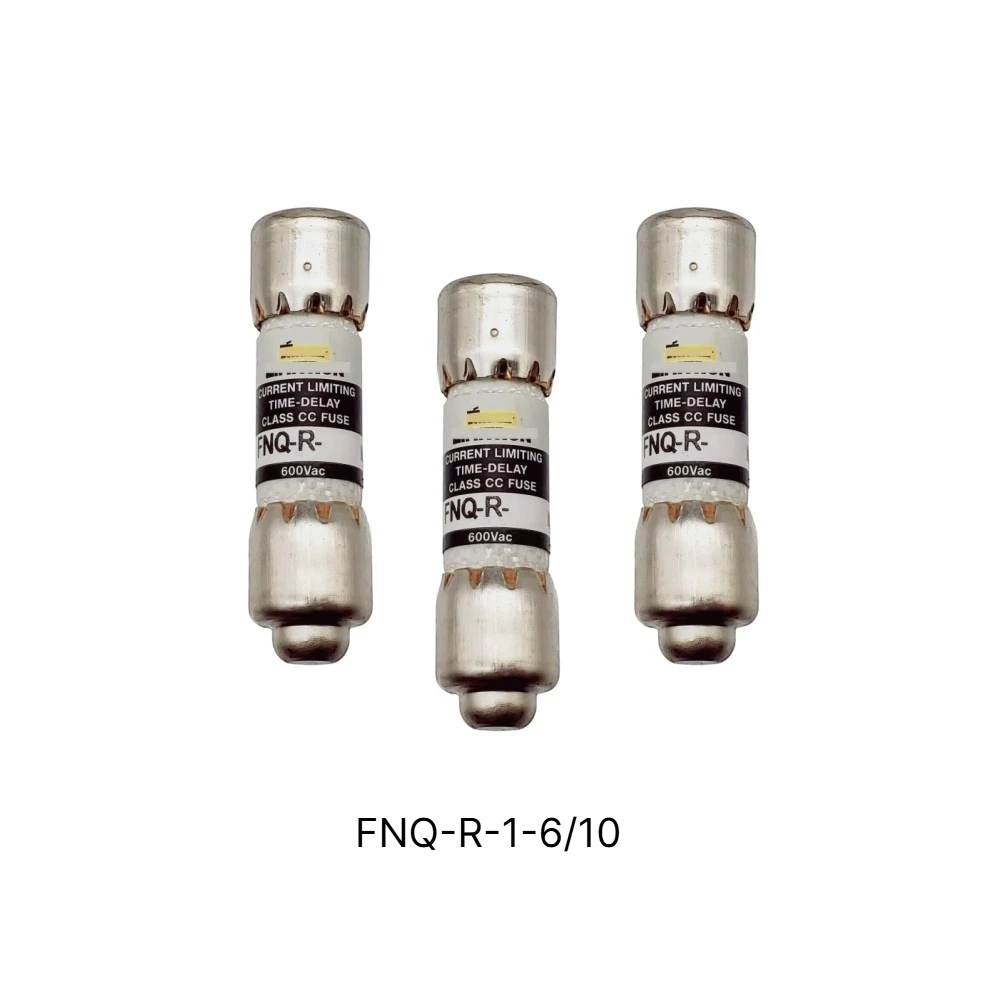 FNQ-R-1-6/10  Time Delay Class CC Fuse, 1.6A 600VAC OEM【10-Pack】