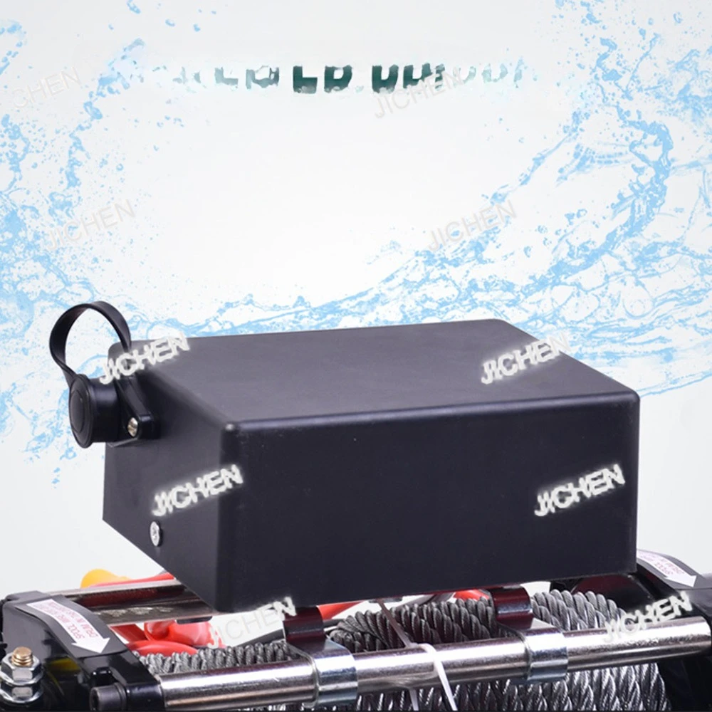 

Электрическая лебедка HTTJQ 3000LBS 24 В/12 В + синтетический трос 10 м, беспроводное управление, для квадроциклов, внедорожников, лодок, грузовиков, прицепов, восстановления