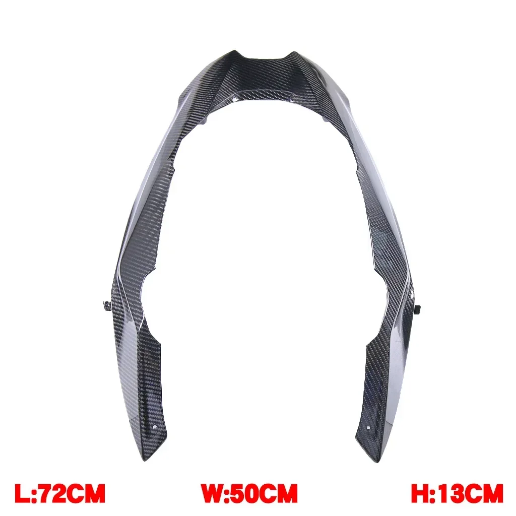 Adecuado para accesorios de modificación de motocicleta R1200/R1250GS, carenado de labio delantero de fibra de carbono