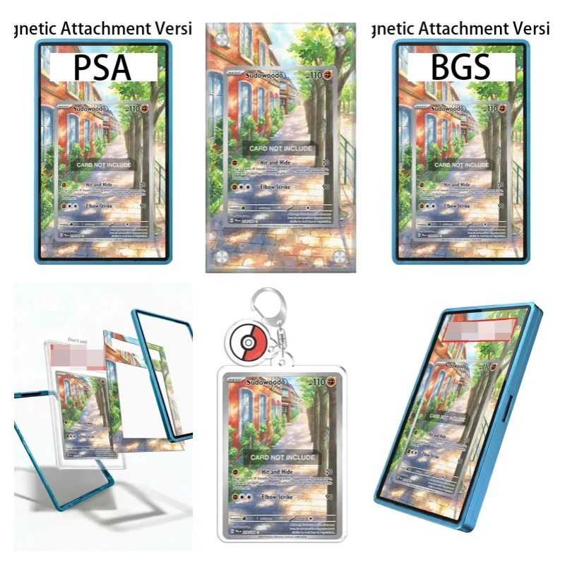 Étui de protection en acrylique recyclable pour porte-clés, avec affichage artistique pour les fans d'anime de Pokémon Paldea Evolved Sudowoodo, cadeau pour les fans d'art