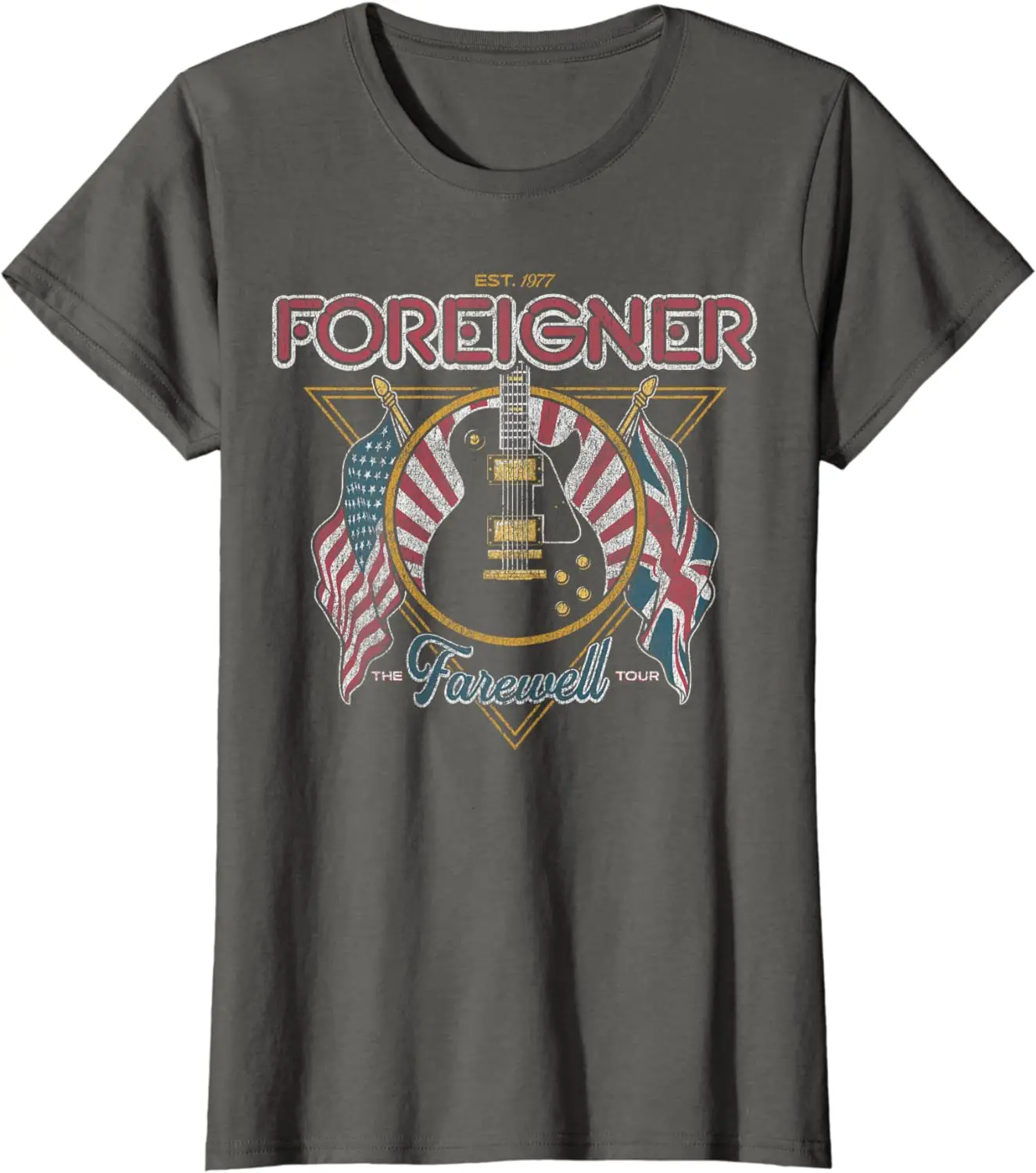 Foreigner Guitar Flag T-Shirt