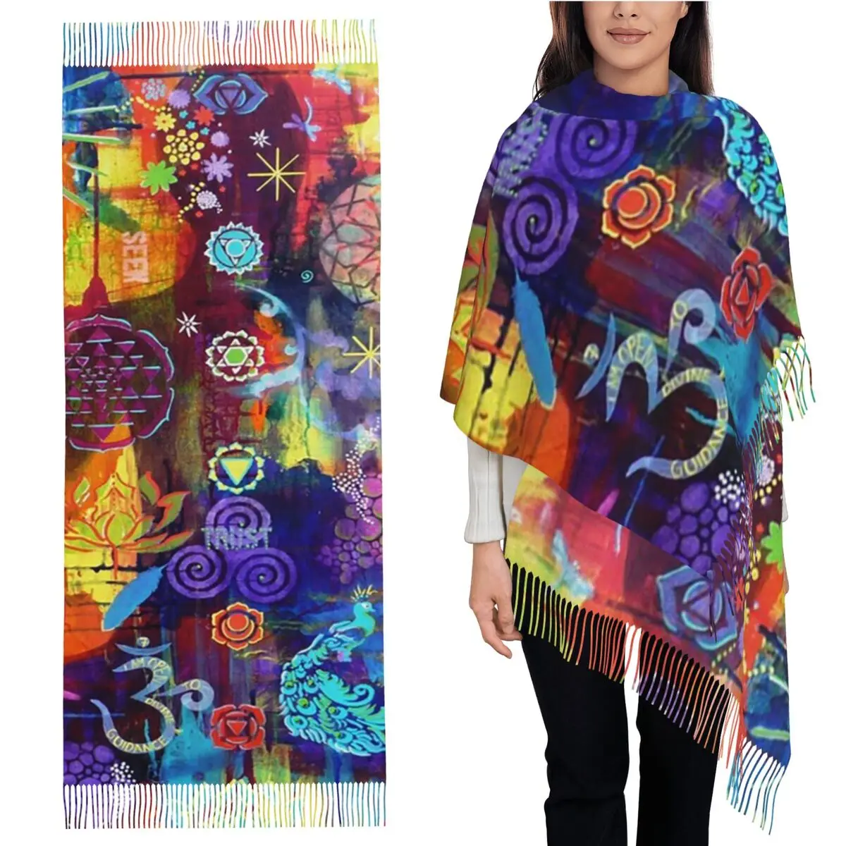 

Hope Scarf Tassel Scarves for Women Soft Warm Shawls and Wraps Long Fall Winter Shawl Wrap