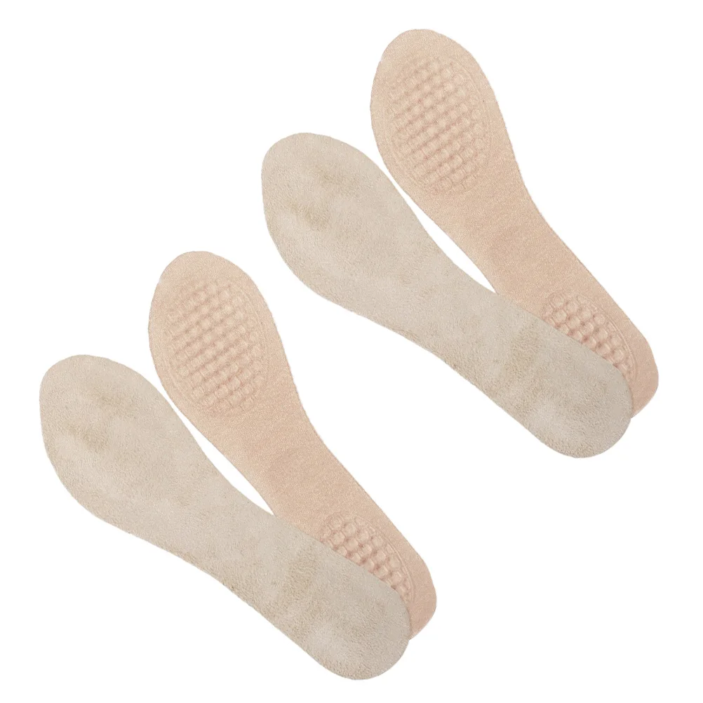 

2 Pairs Non-slip Insoles Comfortable -absorbing Gel Honeycomb Pad Fade-resistant Washable Foot Pain Relief Cushion