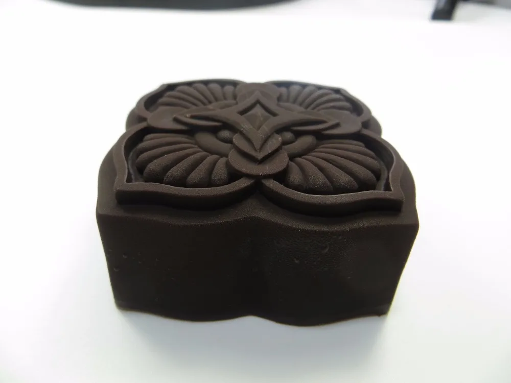 Silicone Mold Petal Embossment Soap Mould Resin Pendant Soap Mould Handmade DIY Soap Candle Aroma Stone QT0044 image 4