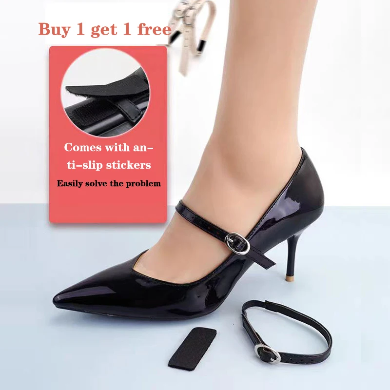 

1Pair High Heeled Shoes Cortex Ankle Chains To Prevent Heel Drop Fixed Shoelaces Shoes Decorations