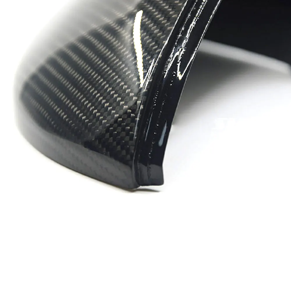 

CKMUUER для VW Golf 7 MK7 GTI R 2014-2018: накладки на зеркала заднего вида из карбона, стиль «под замену», элементы обвеса