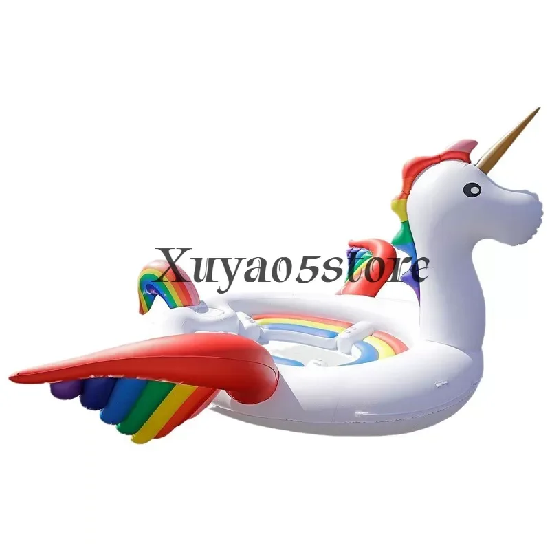 Inflatable floating bed giant unicorn