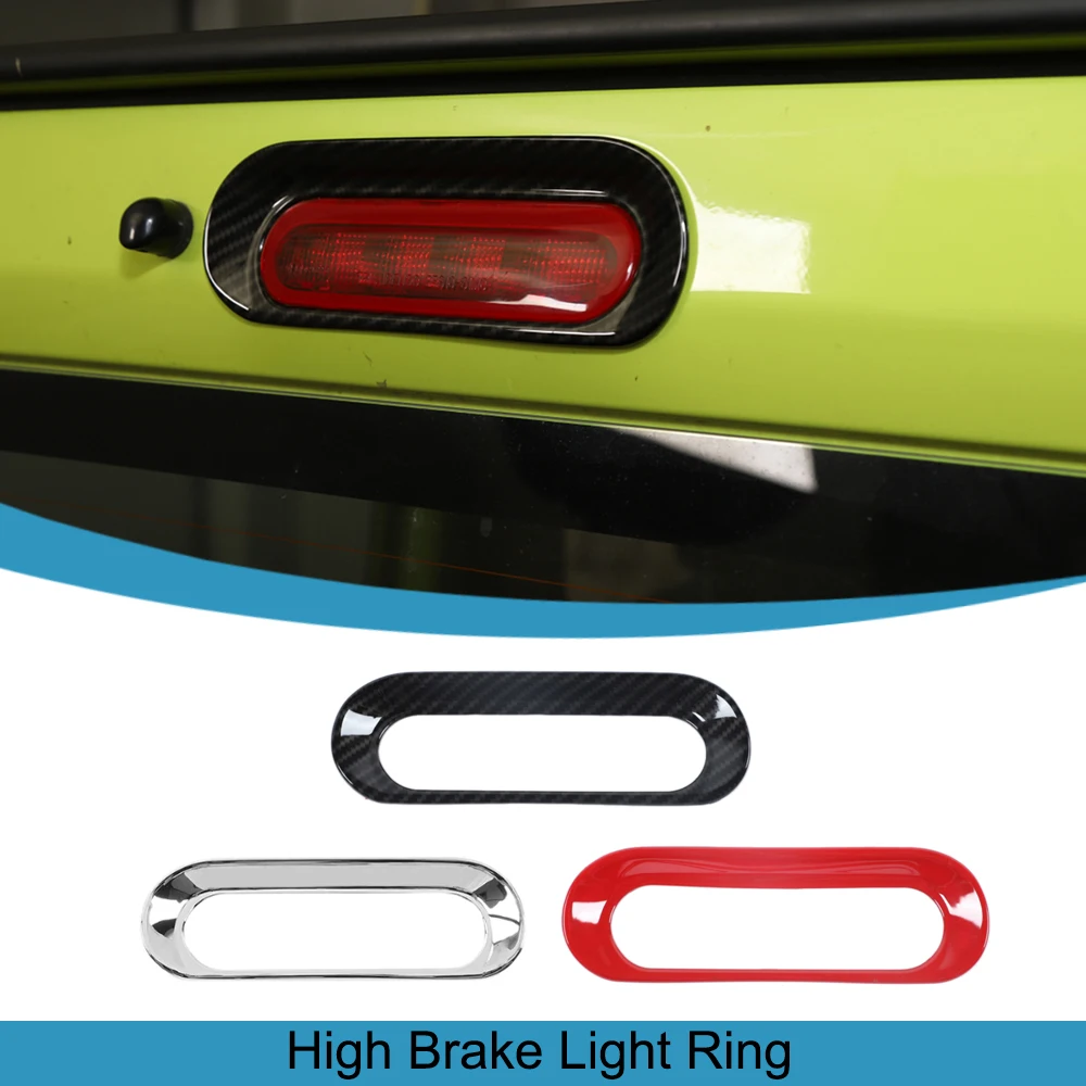 

Car Rear High Brake Light Lamp Decoration Frame Cover Trim Stickers for Suzuki Jimny JB64 JB74 2019-2024 Exterior Accessories