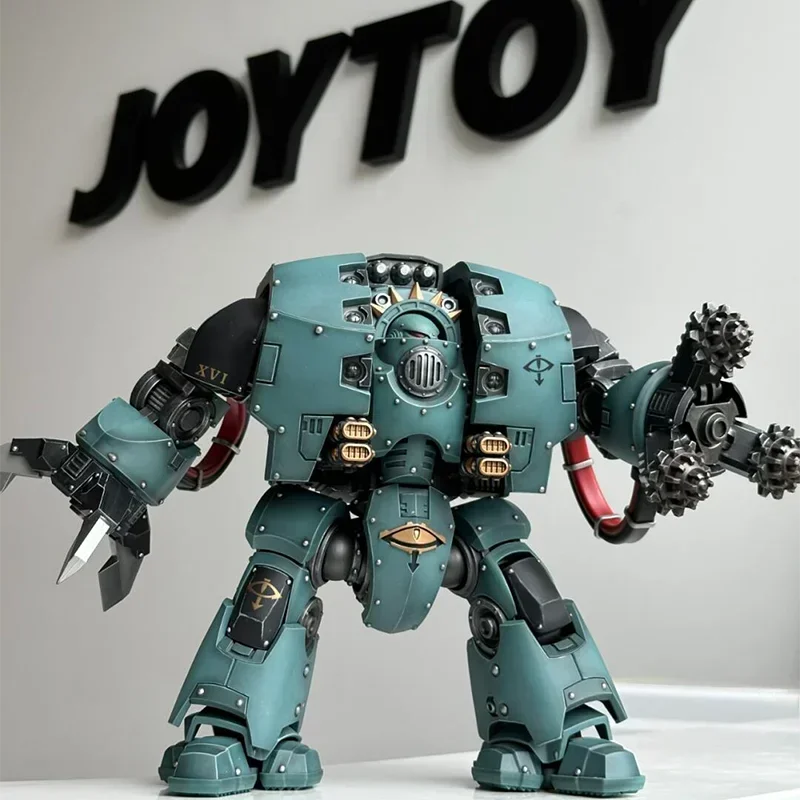 [IN STOCK] JOYTOY Warhammer 40k The Horus Heresy 1/18 Action Figure Leviathan Dreadnought with Siege Drills Anime Model Toy Gift