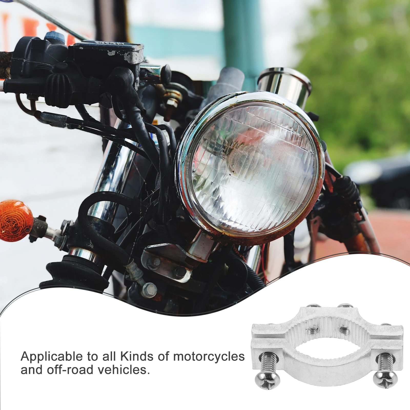 

2Pcs Bike Light Bracket Clamp Sturdy Construction Secure Mounting Electric Motorcycle Accessories Holder