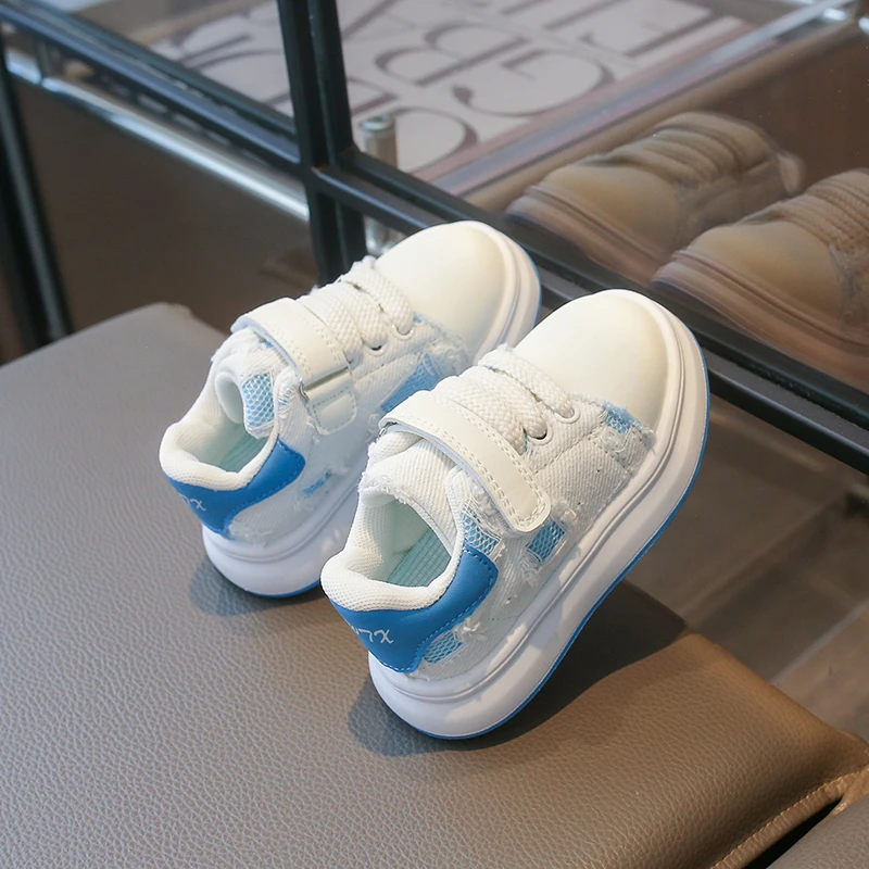 Children White Shoes Mesh Kids Sneakers All‑Season Non Slip Students Boys Girls Casual Trainers for Daily Wear Kids Baby Shoes