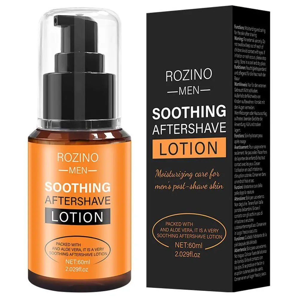 

After Shave For Men Natural Deep Moisturizing Hydrate Groomed Repair Dry Damaged Beard Care Serum Refreshing Feel Men Aftershave