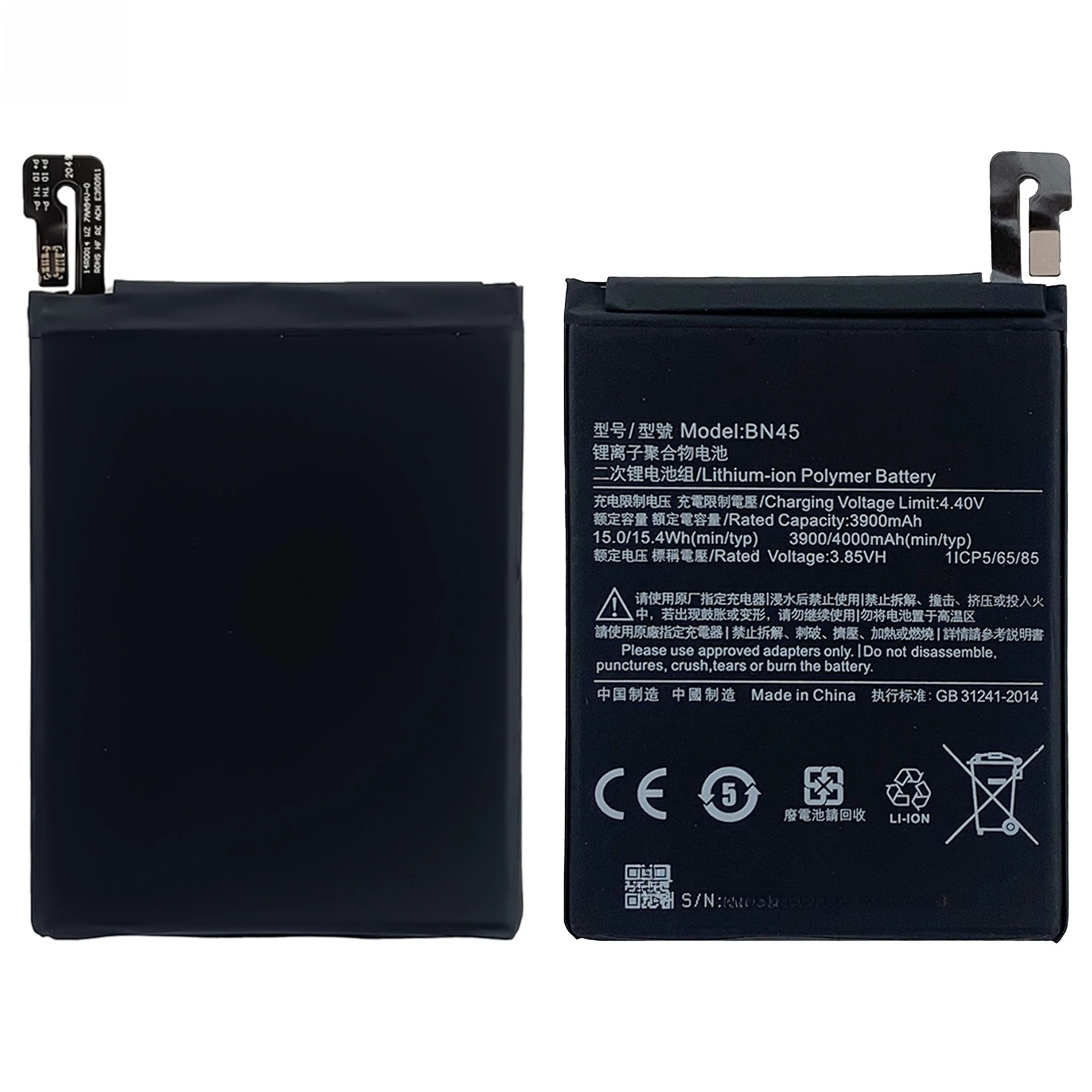 بطارية هاتف محمول جديدة BN45 بقدرة 3900 مللي أمبير في الساعة لبطارية Redmi Note5 Pro/Note5 + أدوات