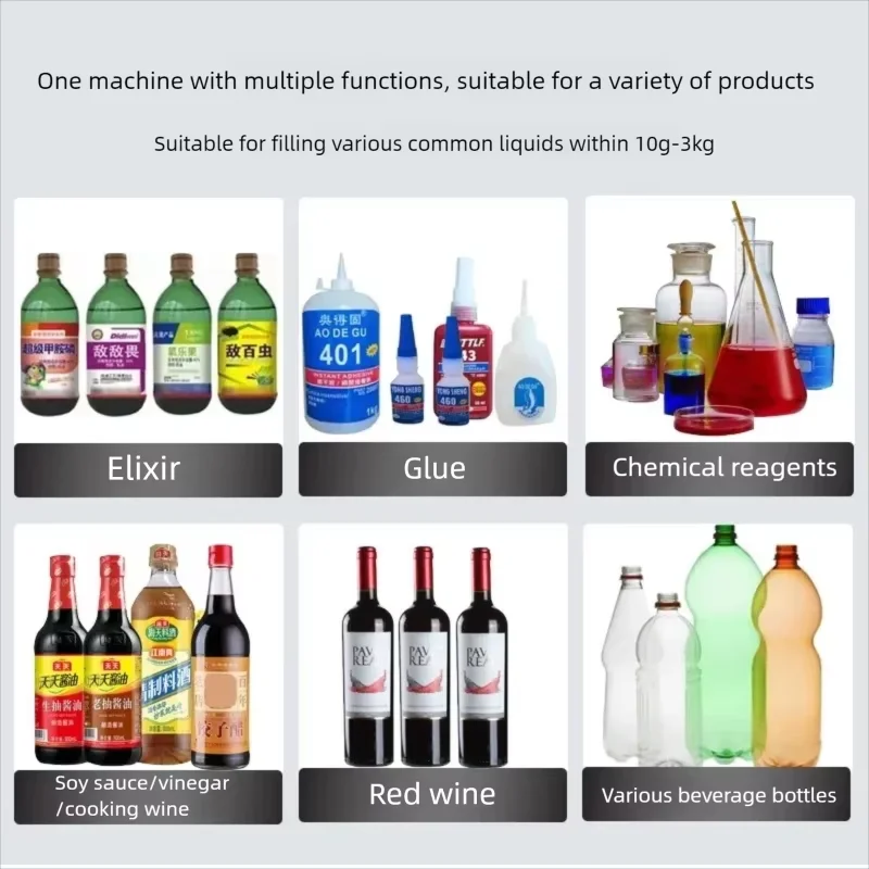 PBOBP Piston Liquid Detergent Soap Weighing Filling Machine Peanut Butter Sauce Can Bottle Filling Machines