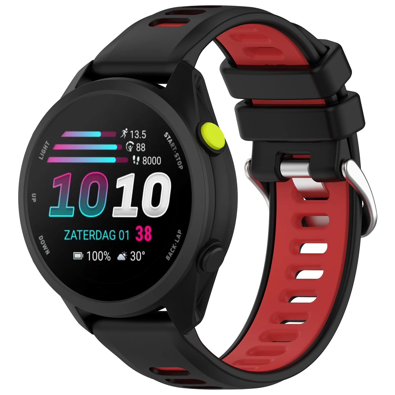 Dwukolorowy silikonowy pasek s – Silicone Watch Band 22Mm recenzja i cena