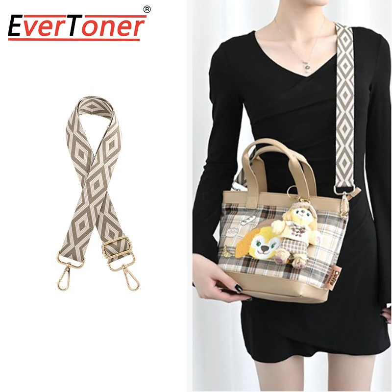 EverToner Bag Strap For Dis-ey lunch box bag Shoulder Strap Fashion Canvas Lining Messenger Bag Modified Adjustable Strap