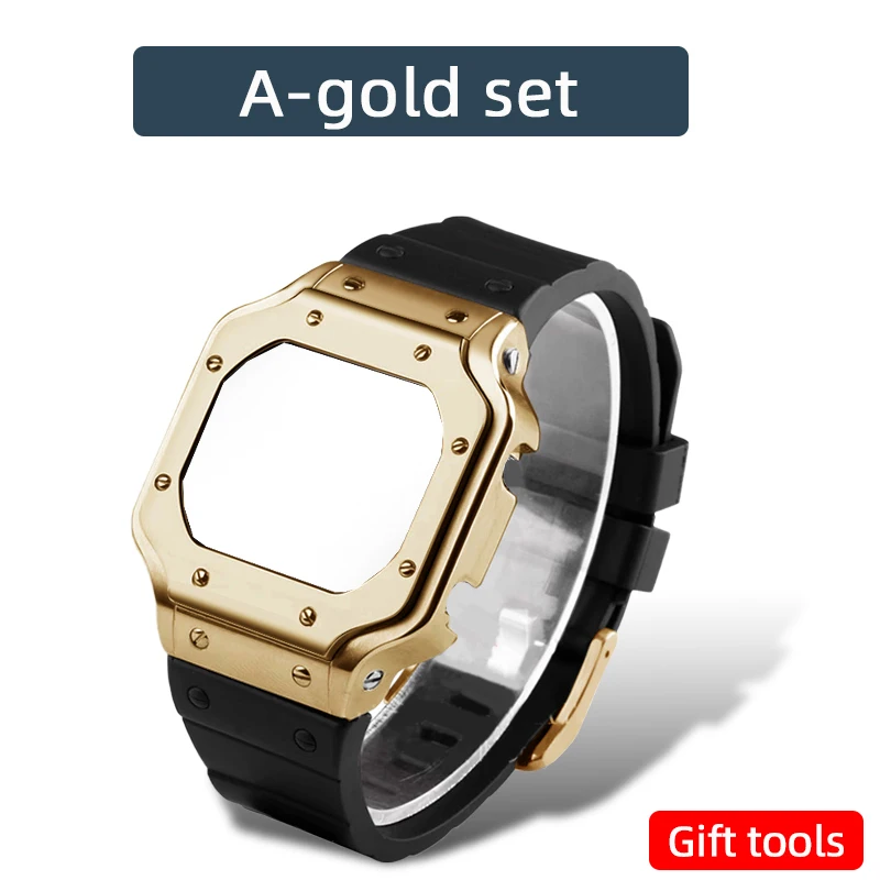 極美品✨G-SHOCK GW-B5600 カシオークゴールドフルメタルカスタム ‌新