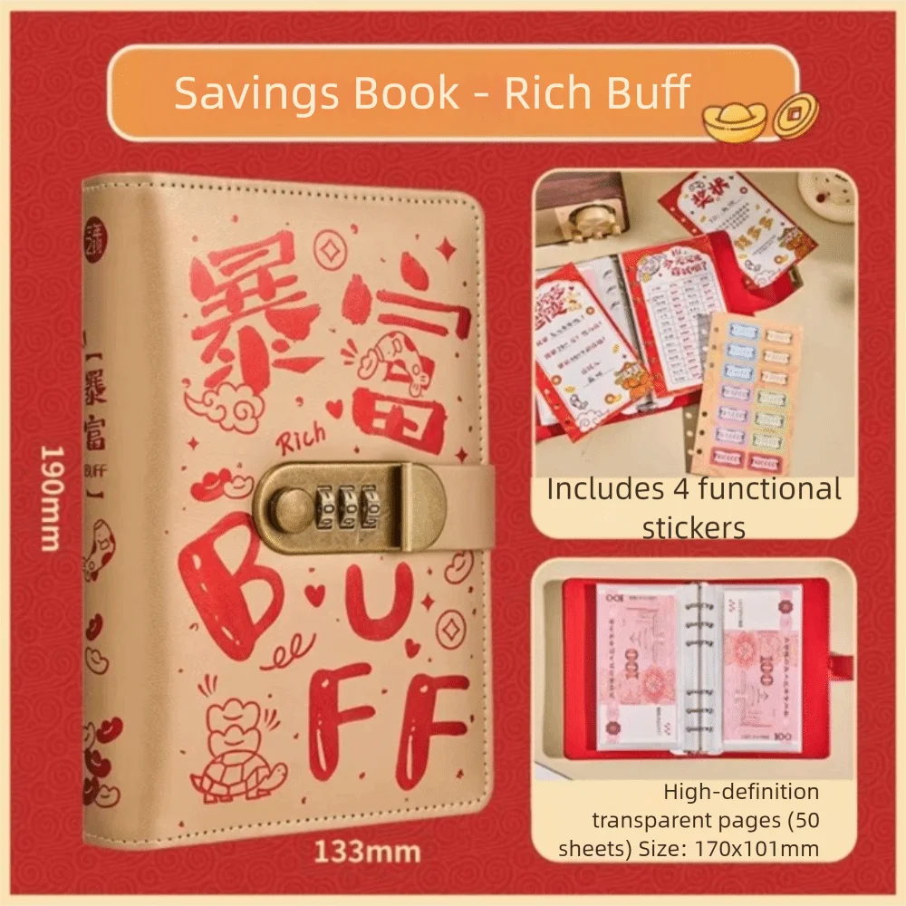 

Капибара 100, конверты для экономии денег Challeng, большая емкость с паролем, листы для экономии задач, экономия денег, водонепроницаемые