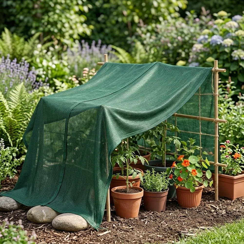 Tunnel Netting for Outdoor Chicken Duck Housing HDPE Construction for Sunshade and Protection in Greenhouse and Yard