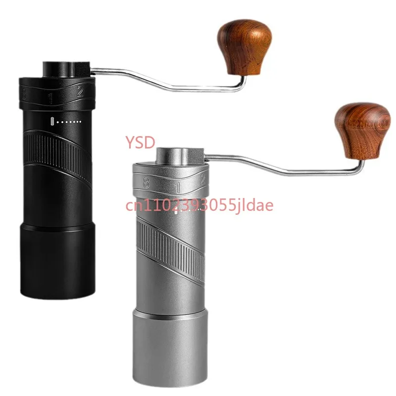 Hand Coffee Grinder with External Adjustment Scale & Steel Core, Portable for Outdoor Camping