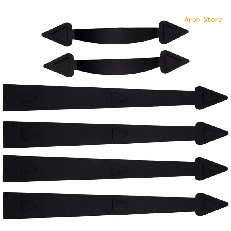 Hardware per cerniere finte decorative per porta del garage magnetica da 6 pezzi per porta del garage fai-da-te H3CF