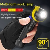 90 Degree Foldable LED Flashlight Portable Mini Headlamp Outdoor Waterproof Camping Emergency Hiking Car Repair Elbow Flashlight