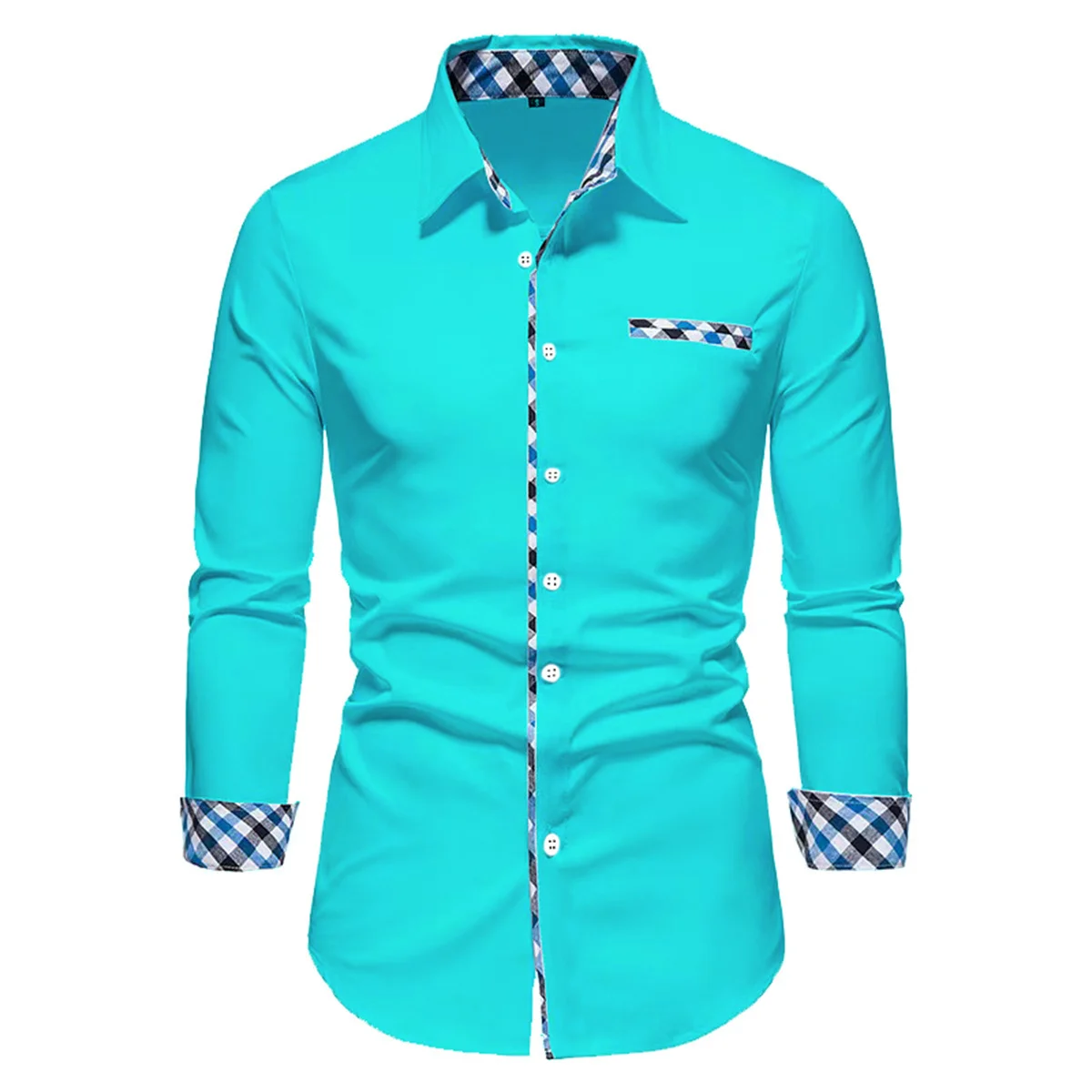 Camisas de manga larga para hombre, blusas ajustadas con solapa y botones, a la moda, con estampado 3D de arena movediza, para fiesta de graduación, S-5XL, novedad de 2024