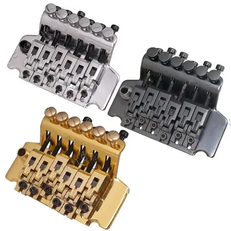 A Set Of Tremolo Double Locking Systyem Pulled Strings Electric Guitar Bridge Accessories Part 3Colors