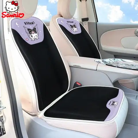 Sanrio ·Kulomi bilsäteskudde för fyra säsonger sött andningsbart säte för kvinnor, biltillbehör 10 best sales Kuromi bilsätesöverdrag - №3