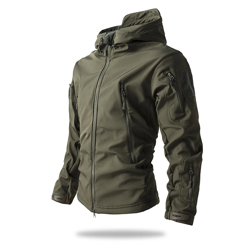 

Camouflage Casual Jacket Assault Coat Multicam Pockets Camping Hiking Jackets Tactical Jacket Men's Loose Workwear Windbreaker