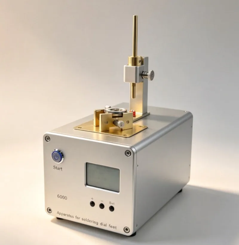 Professional Watch Dial Feet Welding Machine, Watch Repair Tool Kit with Carbon Head Solder Paste for Watchmaker
