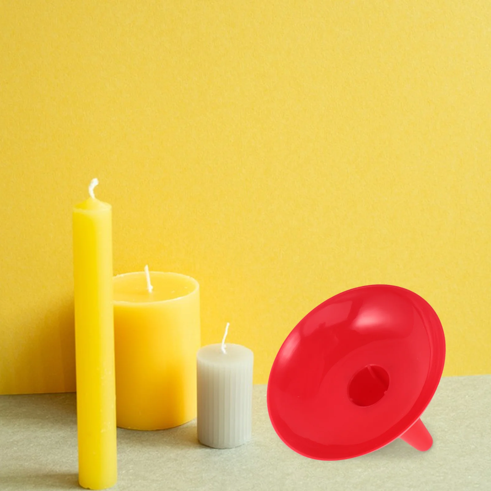 

50Pcs Taper Drip Protector Plastic Wax Catcher Holder for Christmas Church Wedding Party Reusable Decorative Bobeches