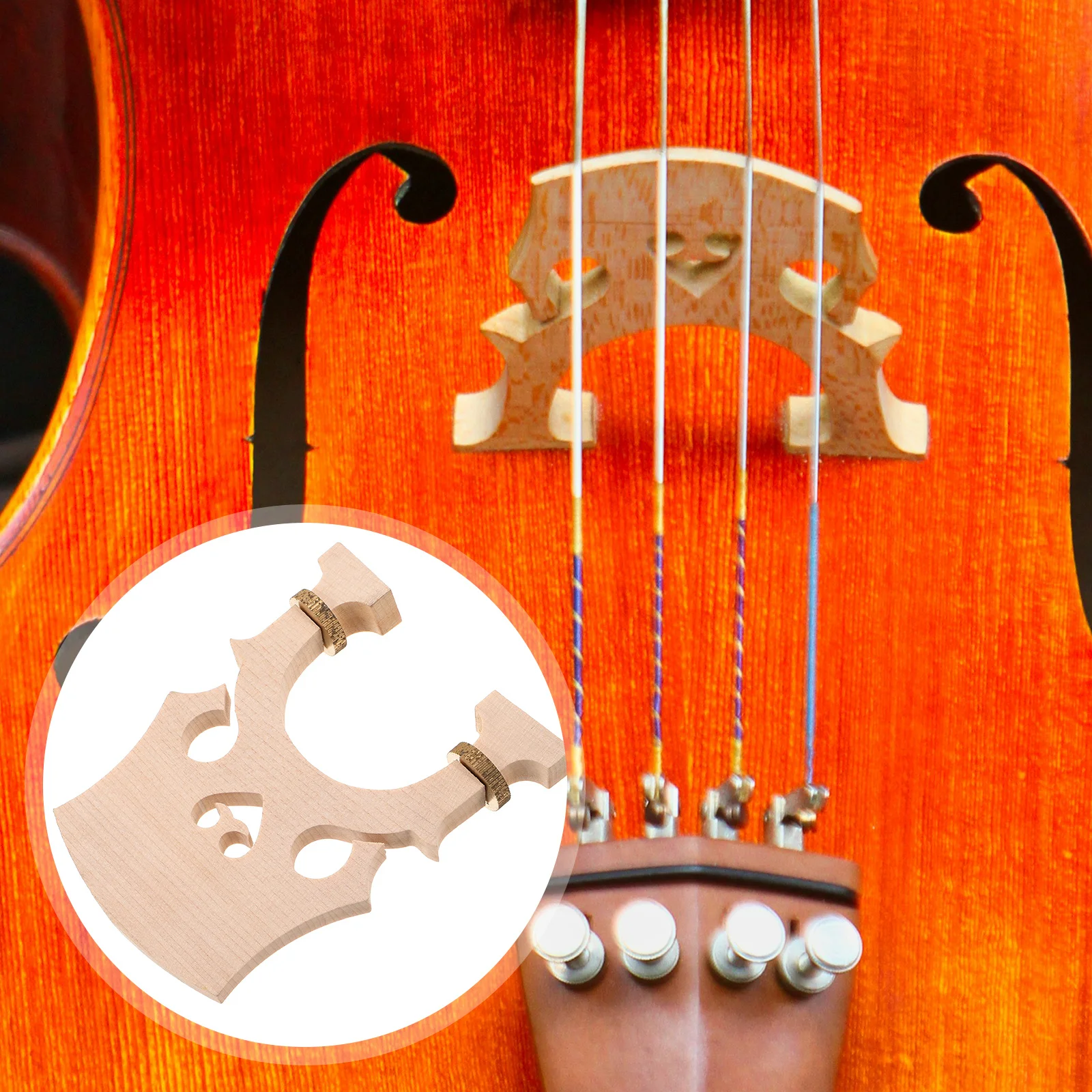 

Maple Wood Cello Bridge Adjustable European 3 4 Size Ideal Students Beginners Long Term Use Maple Wood Cello Low European Bridge