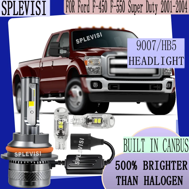 

20000LM/Bulb 6000K Plug and Play for Enhanced Night Driving Led Headlight For Ford F-450 F-550 Super Duty 2001 2002 2003 2004