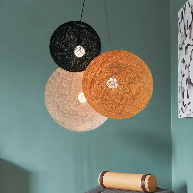 Nordic led luzes pingente de iluminação restaurante estilo pastoral decoração luminárias loft suspensão luminária acessórios cozinha