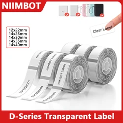 Niimbot D110 Mini Portable Printer Transparent Tape Sticker Papers Waterproof Printer Adhesive Label Printer For D11/D101
